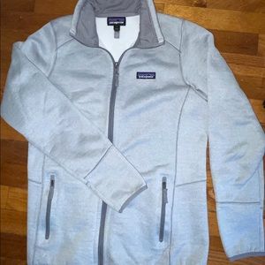 Patagonia grey zip up size large! Like new!